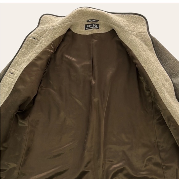 Me-Jay 100% Virgin Wool Coat Oversized Made in Canada - Picture 7 of 14